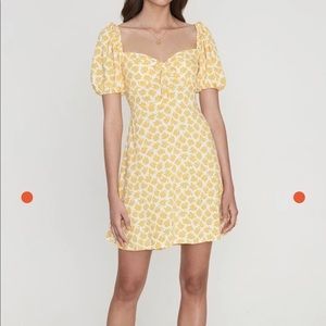 Faithfull The Brand Yellow Dress